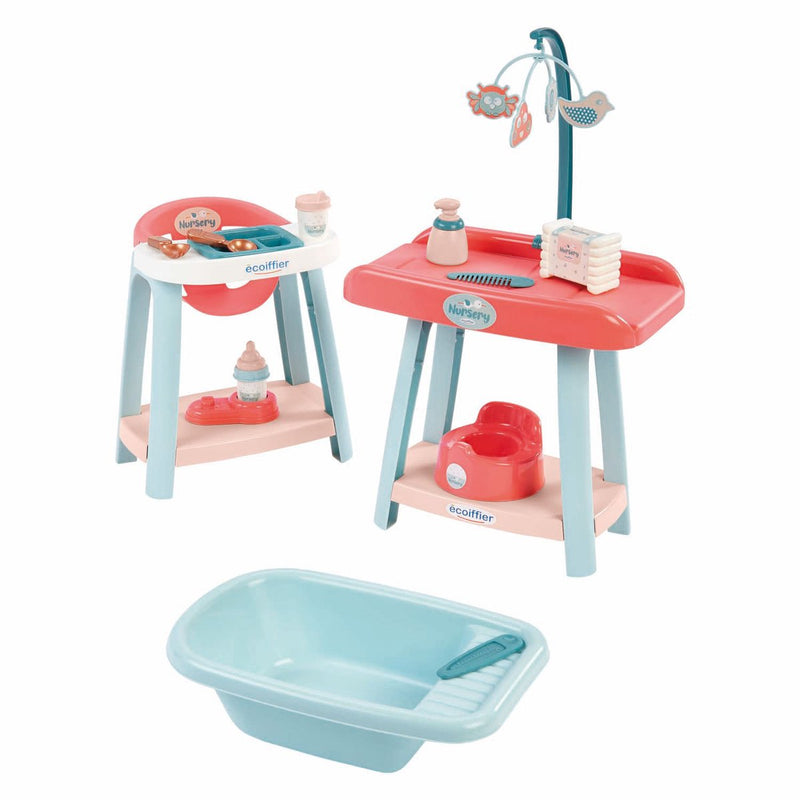 Afbeelding laden in galerijviewer, Écoiffier ecoiffier nursery babykamerset 3-in-1