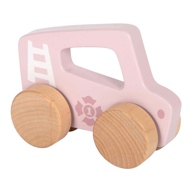 Afbeelding laden in galerijviewer, Small foot - houten duwautootje roze