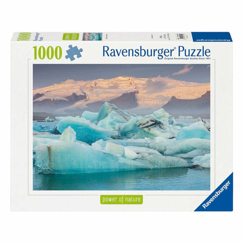 ギャラリービューアに画像をロードする, Ravensburger puzzel jokulsarlon ijsland - 1000 stukjes landschap.