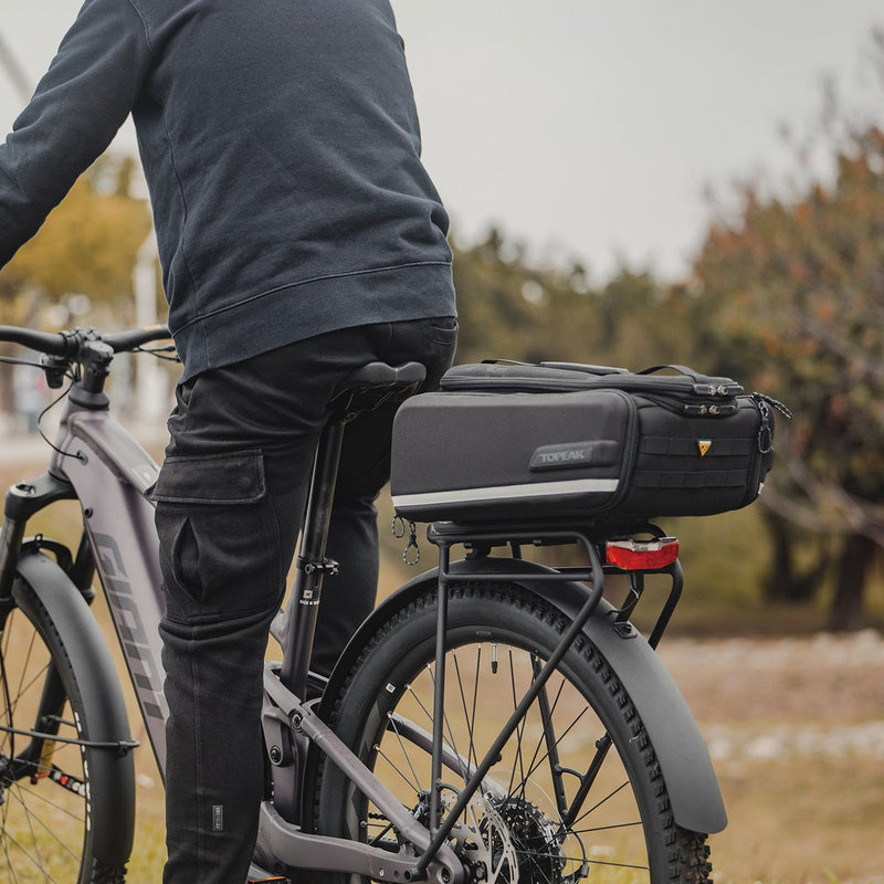 Afbeelding laden in galerijviewer, Topeak omi quicktrack 120-160 mm bagagedrager zilver