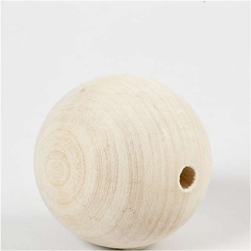 Afbeelding laden in galerijviewer, Creativ company houten kraal 6mm, 3st.