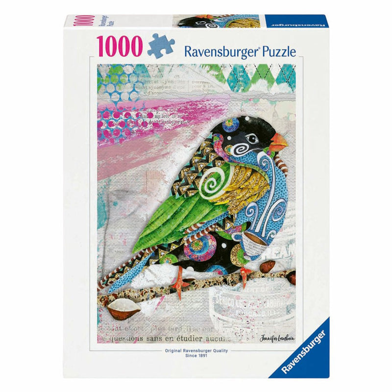 Afbeelding laden in galerijviewer, Ravensburger puzzel swirly bird - legpuzzel - 1000 stukjes