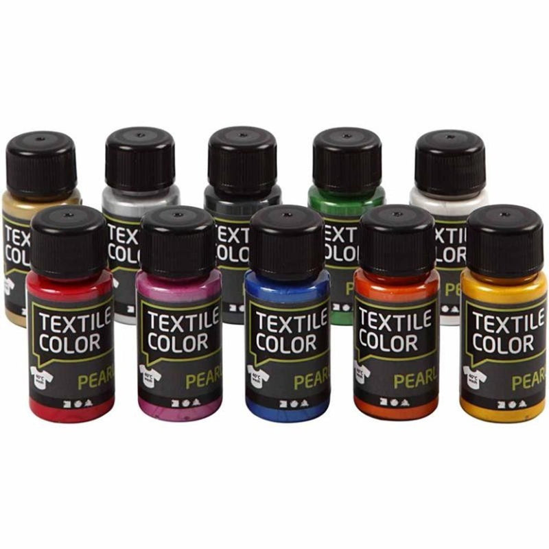 Afbeelding laden in galerijviewer, Creativ company textielverf diverse kleuren, 10x50ml.