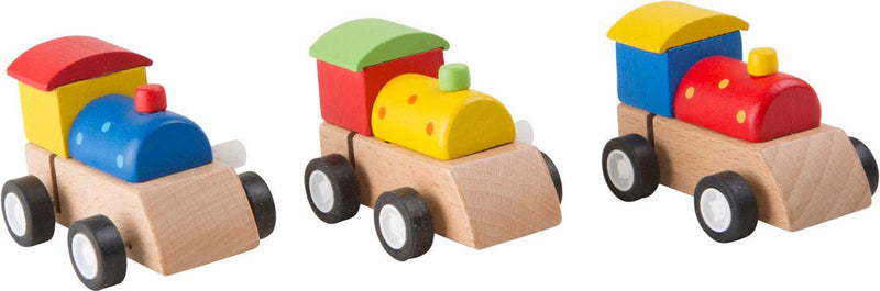Afbeelding laden in galerijviewer, Small foot - houten trein opwindbaar, per stuk