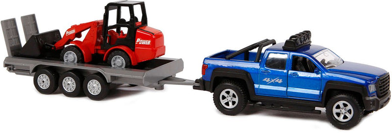ギャラリービューアに画像をロードする, Kids globe terreinwagen met aanhanger en shovel, 30cm