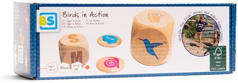Afbeelding laden in galerijviewer, Bs toys vogels in actie hout - kinderspel