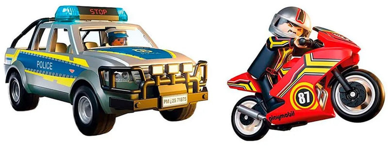 Afbeelding laden in galerijviewer, Playmobil city action achtervolging met politie-ophaaldienst - 71876