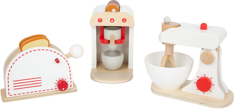 Afbeelding laden in galerijviewer, Small foot - houten keukenapparatenset, set van 3