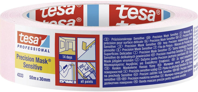 Chargez l'image dans la visionneuse de la galerie, Tesa professional tesa® precision - afplaktape - voor delicate oppervlakken - 7 dagen hechtend - precisie- 30 mm 1 stuks