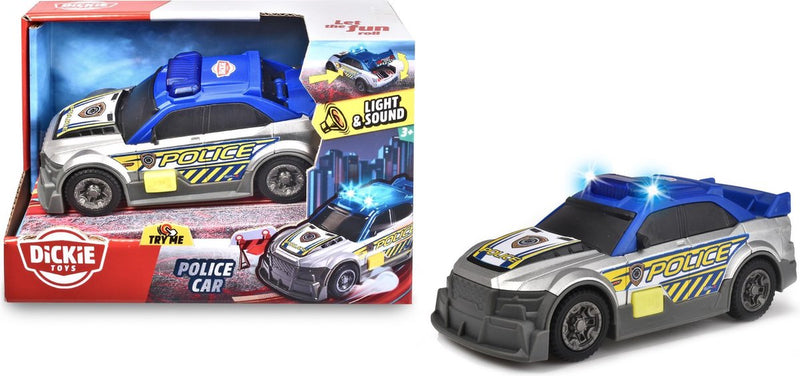 Afbeelding laden in galerijviewer, Dickie toys politiewagen - 15cm - licht en geluid- speelgoedvoertuig