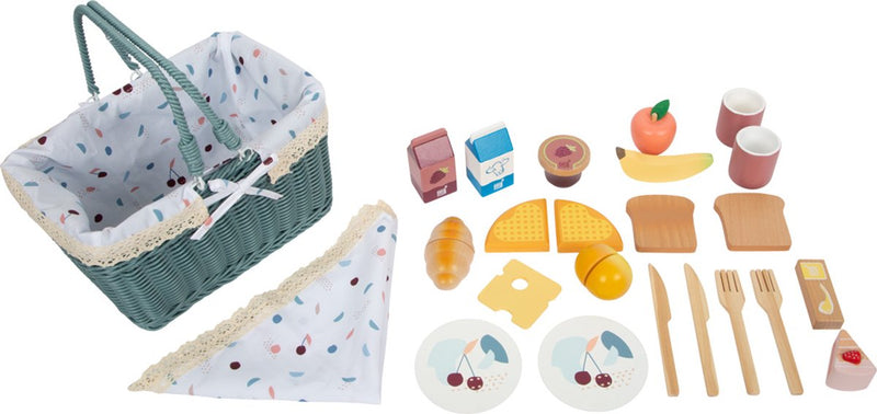 Chargez l'image dans la visionneuse de la galerie, Small foot - picknickset met houten speeleten tasty, 26dlg.