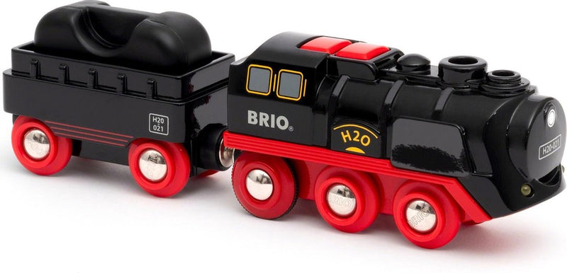 Afbeelding laden in galerijviewer, Brio stoomtrein met stoomfunctie