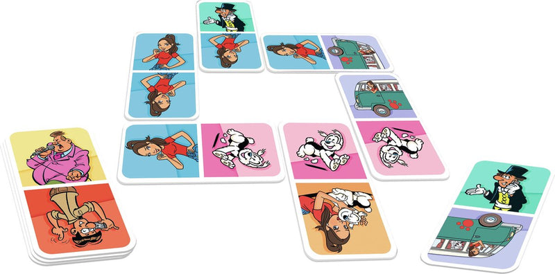 ギャラリービューアに画像をロードする, Samson marie kaartspel - domino met 28 kaartjes - 2 tot 4 spelers