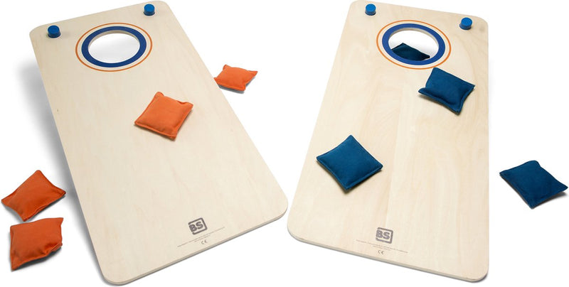Chargez l'image dans la visionneuse de la galerie, Bs toys cornhole spel - bean bag game - buitenspeelgoed vanaf 8 jaar - pittenzak werpspel speelgoed set - spelletjes voor kinderen - buiten speelgoed - buitenspel - buiten spellen - tuin speelgoed - cadeau kind