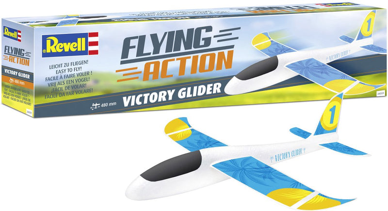 Afbeelding laden in galerijviewer, Revell modelbouwpakket vliegtuigen - 24331 flying action victory glider - vliegtuig piepschuim bouwpakket - - modelbouw