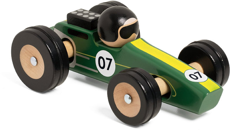Afbeelding laden in galerijviewer, Lobbes speelgoed bv classic world houten speelgoedauto silverstone
