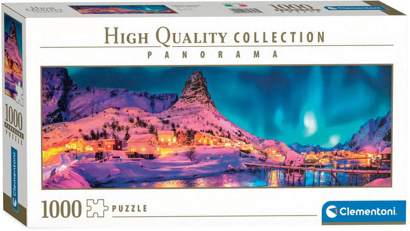 Afbeelding laden in galerijviewer, Clementoni panorama legpuzzel lofoten, 1000st.