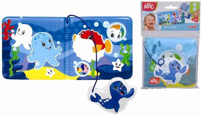 Laden Sie das Bild in Galerie -Viewer, Abc magisch badboekje baby speelgoed waterpret kleurrijk zeedieren.