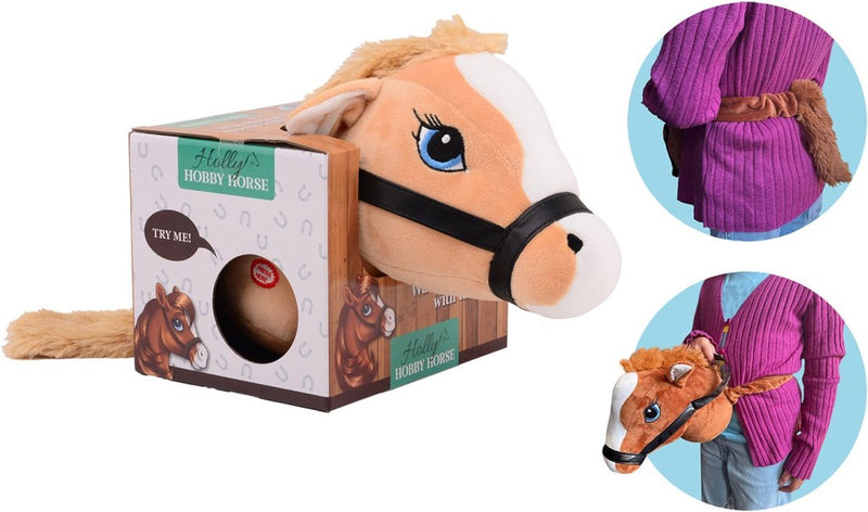 Chargez l'image dans la visionneuse de la galerie, Holly horse paardenhoofd lichtbruin met elastiek