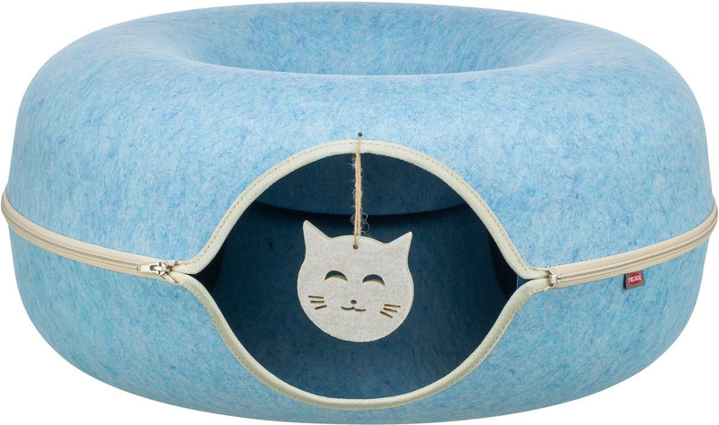 Afbeelding laden in galerijviewer, Trixie speeldonut vilt blauw