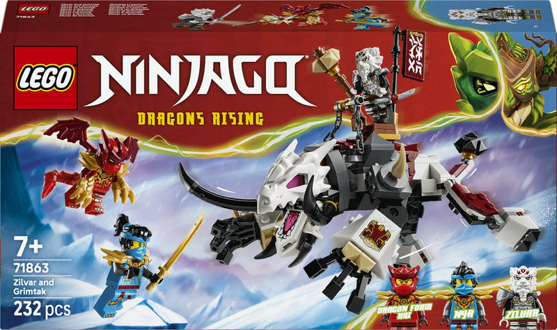 Chargez l'image dans la visionneuse de la galerie, Lego ninjago 71863 zilvar en grimtak het drakenbeest