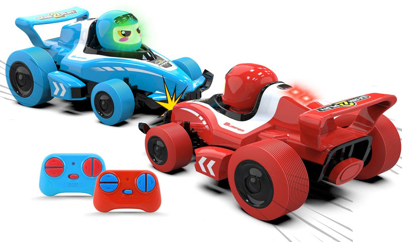 Chargez l'image dans la visionneuse de la galerie, Gear2play rc neon bumper cars pro duoset - rc formule 1 battle cars - ga een botsduel aan!