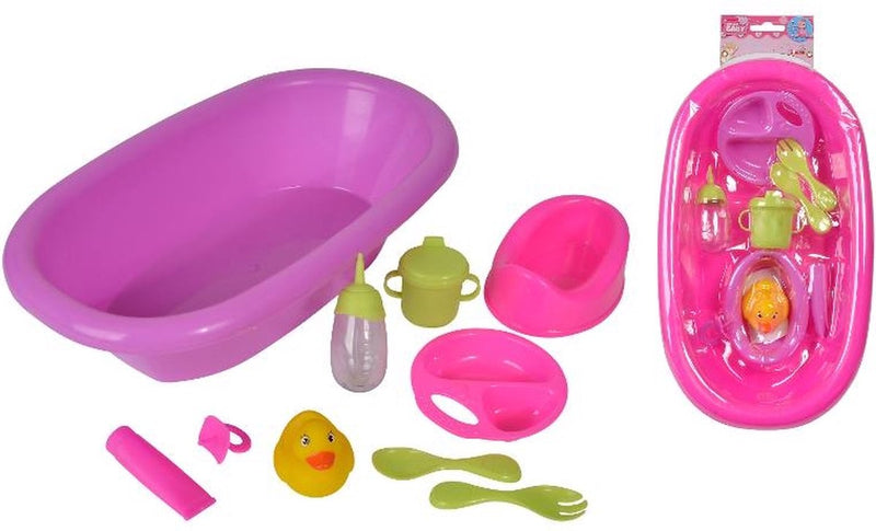 ギャラリービューアに画像をロードする, Simba poppenbadje met accessoires badspeelgoed voor kinderen - inclusief badeendje.