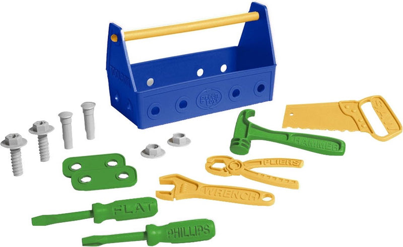 Laden Sie das Bild in Galerie -Viewer, Green toys gereedschapskist blauw