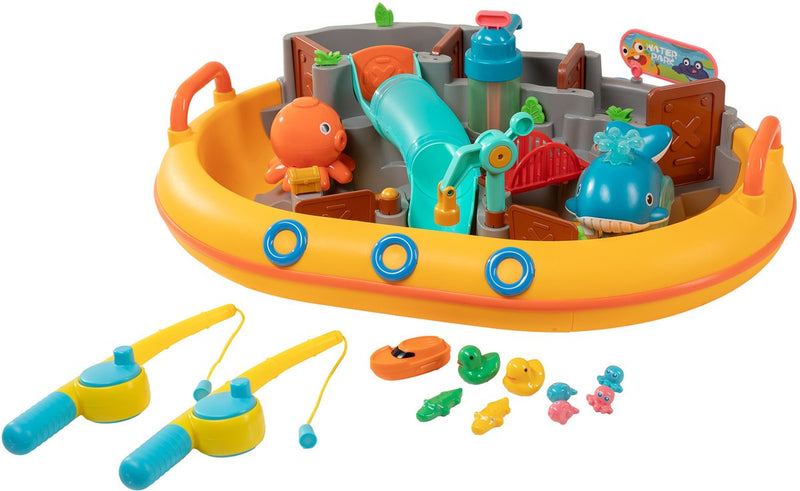 Afbeelding laden in galerijviewer, Lobbes speelgoed bv waterparkset met 2 hengels