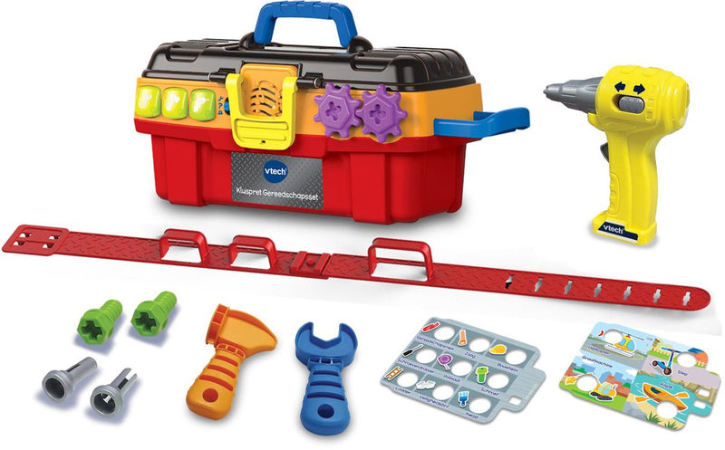 Chargez l'image dans la visionneuse de la galerie, Vtech kluspret gereedschapsset - 9 delige gereedschapsset - vanaf 2 jaar - educatief speelgoed
