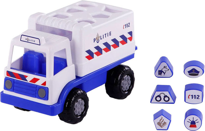 ギャラリービューアに画像をロードする, Cavallino politievrachtwagen vormenstoof met 6 blokken, 26cm