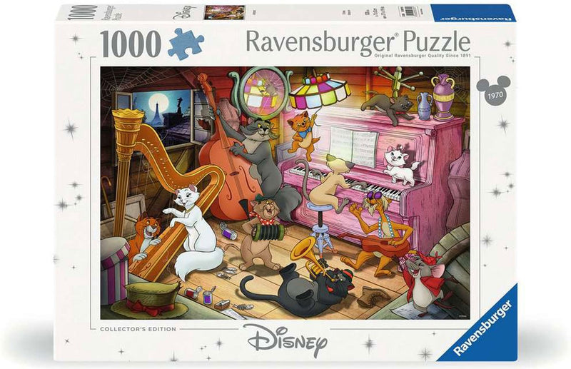 ギャラリービューアに画像をロードする, Ravensburger puzzel disney aristocats 1000 stukjes cartoon.