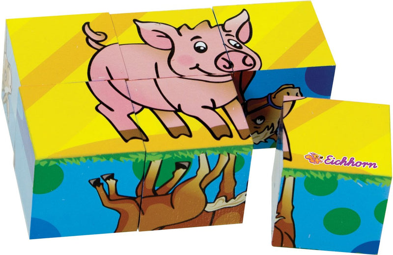 Afbeelding laden in galerijviewer, Eichhorn blokpuzzel, 6dlg.