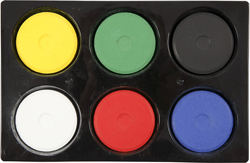 Afbeelding laden in galerijviewer, Creotime waterverf, d: 44 mm, h: 16 mm, 1 set, primaire kleuren