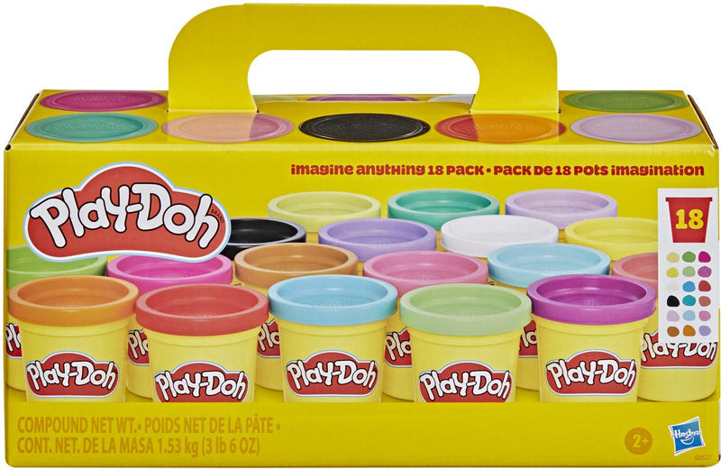 Afbeelding laden in galerijviewer, Play-doh stel je alles voor - 18 kleipotjes