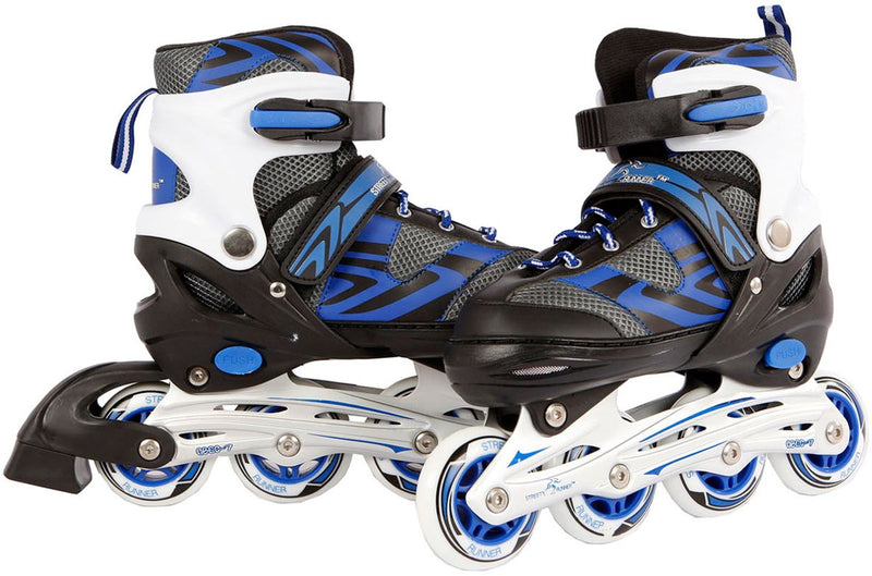 Afbeelding laden in galerijviewer, Street rider skeelers blauw zwart, maat 33-36