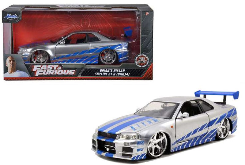 Afbeelding laden in galerijviewer, Jada toys - fast furious 2002 nissan skyline 1:24 - 9397158314r00