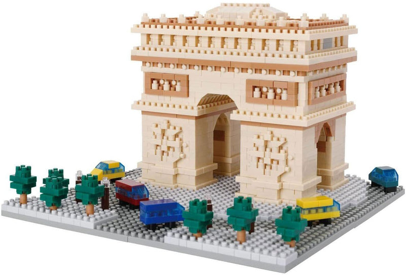 Afbeelding laden in galerijviewer, Bandai nanoblock bouwset arc de triomphe deluxe - 1560st.