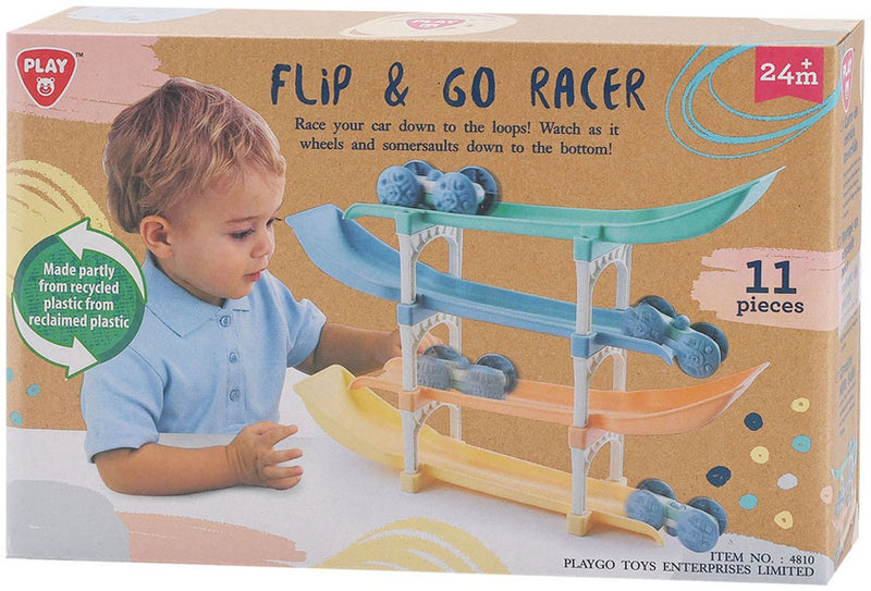Afbeelding laden in galerijviewer, Playgo flip en gaan autoracebaan - 11dlg.