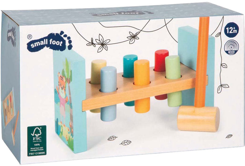 ギャラリービューアに画像をロードする, Small foot - houten hamerbank jungle friends fsc