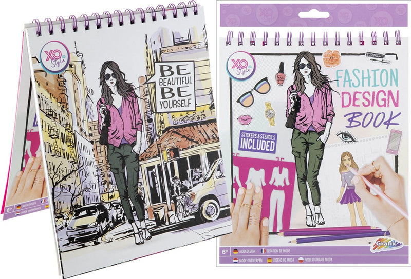 Chargez l'image dans la visionneuse de la galerie, Grafix fashion design stickerboek + stencils