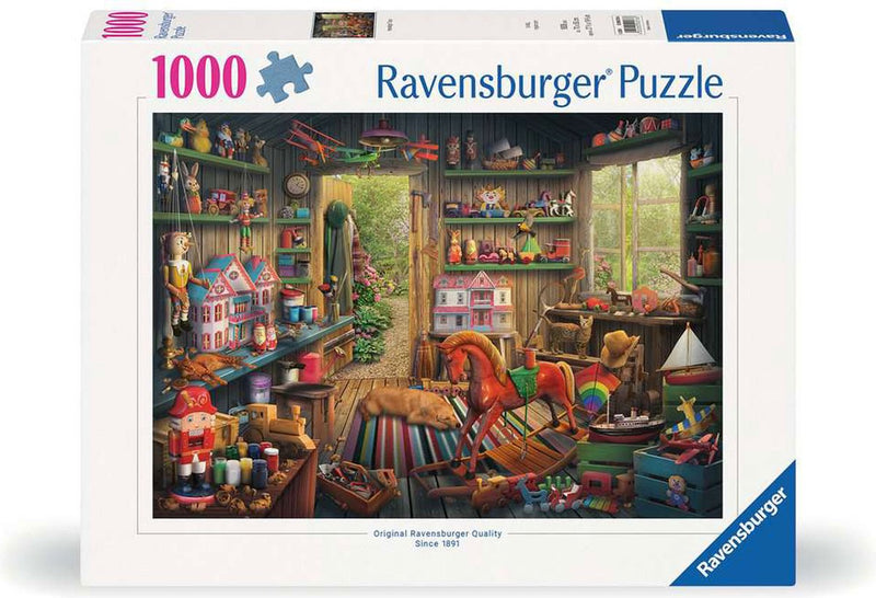 Afbeelding laden in galerijviewer, Ravensburger legpuzzel nostalgisch speelgoed, 1000st.