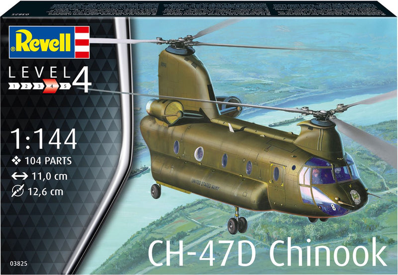 Afbeelding laden in galerijviewer, Revell modelbouwpakket militaire voertuigen - 03825 ch-47d chinook heli plastic - 1:144 - modelbouw