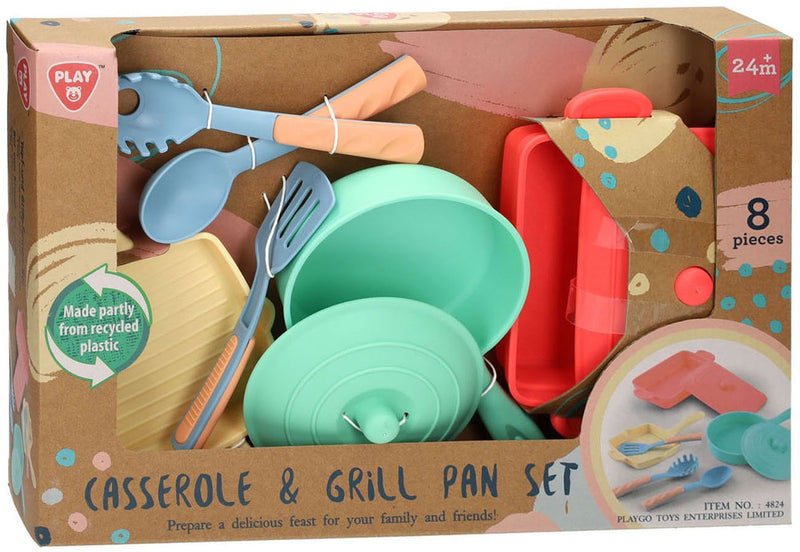 ギャラリービューアに画像をロードする, Playgo braadpan en grillpan speelset - 8dlg.