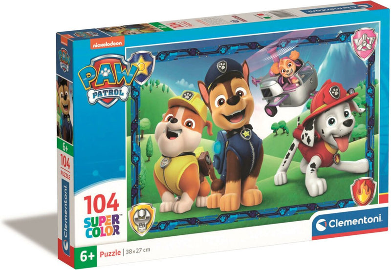 Afbeelding laden in galerijviewer, Clementoni legpuzzel - paw patrol, 104st.