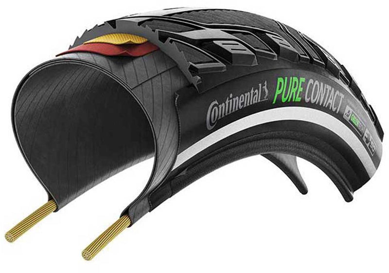 Afbeelding laden in galerijviewer, Continental vouwband pure contact 50-622 zwart
