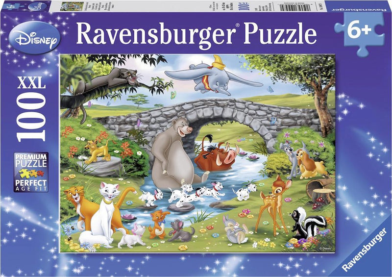Afbeelding laden in galerijviewer, Ravensburger puzzel disney familie animal friends - legpuzzel - 100 stukjes