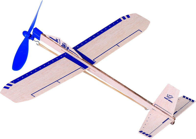 Afbeelding laden in galerijviewer, Goki houten zweefvliegtuig eagle jet: 35,5 cm