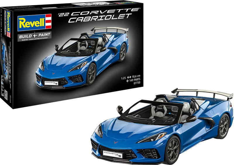 Laden Sie das Bild in Galerie -Viewer, Revell modelbouwpakket corvette c8 cabriolet 1:25 - 149dlg.