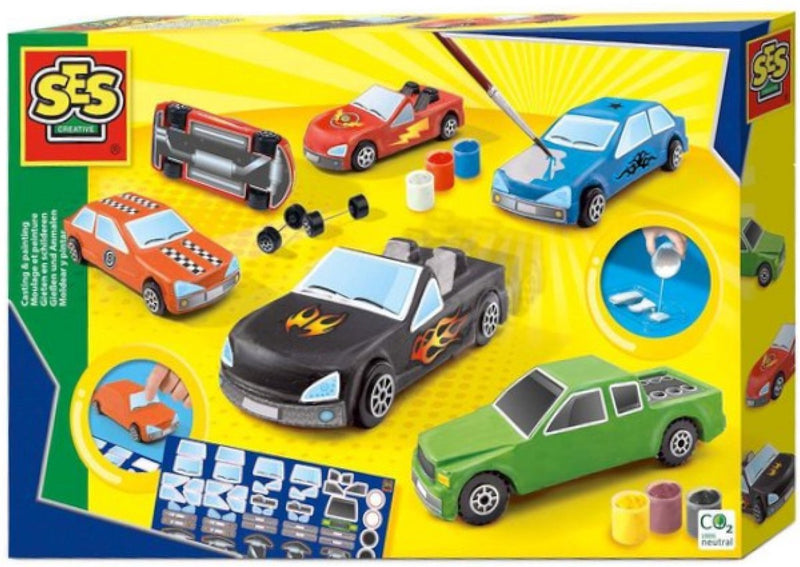 Chargez l'image dans la visionneuse de la galerie, Ses creative gieten en schilderen - auto's - kinderspeelgoed - knutselen jongens - auto speelgoed - vanaf 5 jaar